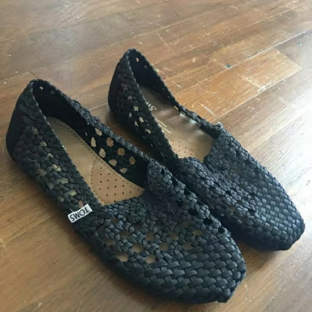 Toms Whisper Satin Woven Women's Classics Slip On